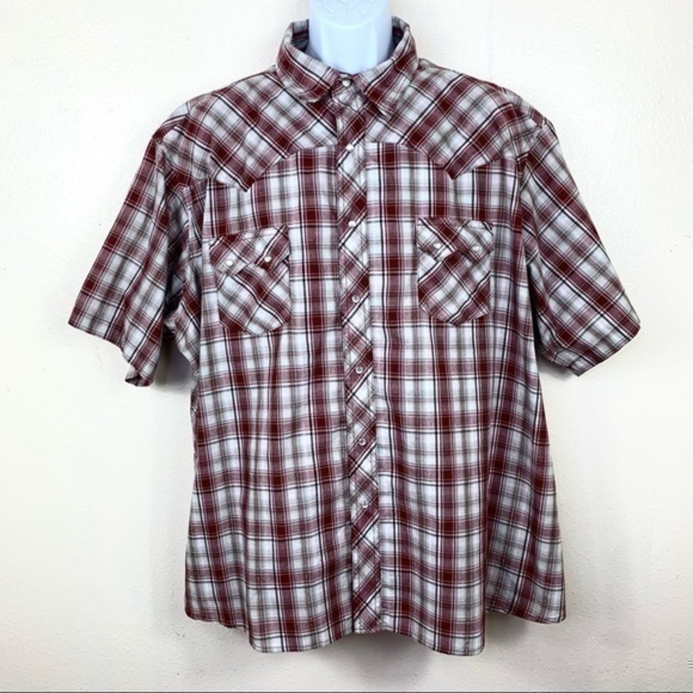 Wrangler Men’s Casual shirt Buttons Down SZ 3XL